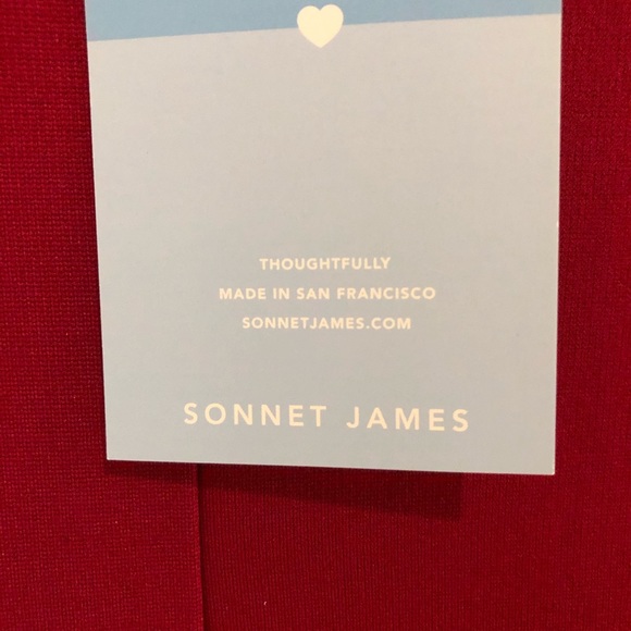 ❤️BNWT- SONNET JAMES WINNIE XS in scarlet❤️ - Picture 4 of 4